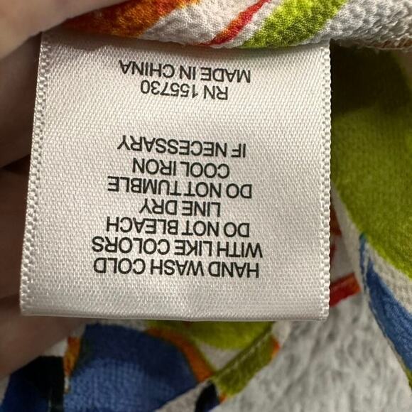 Rose + Olive Women's Large Tank Top Floral Ruffled Straps Summer Vacation - Picture 6 of 8